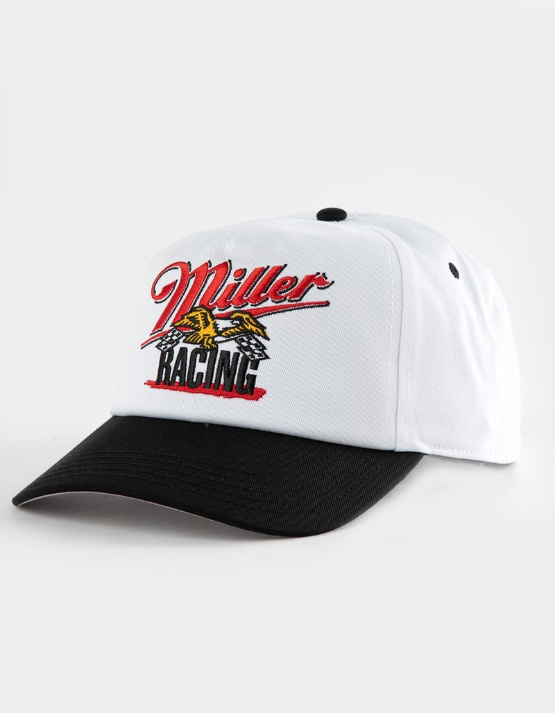 AMERICAN NEEDLE Miller Racing Roscoe Snapback Hat – $29.99