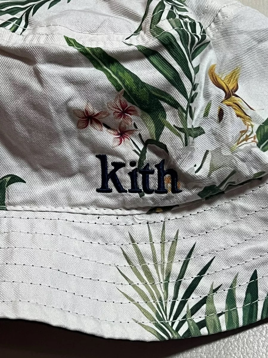 🔥Pre-Loved Kith Floral Bucket Hat Reverse Size S – $47.47