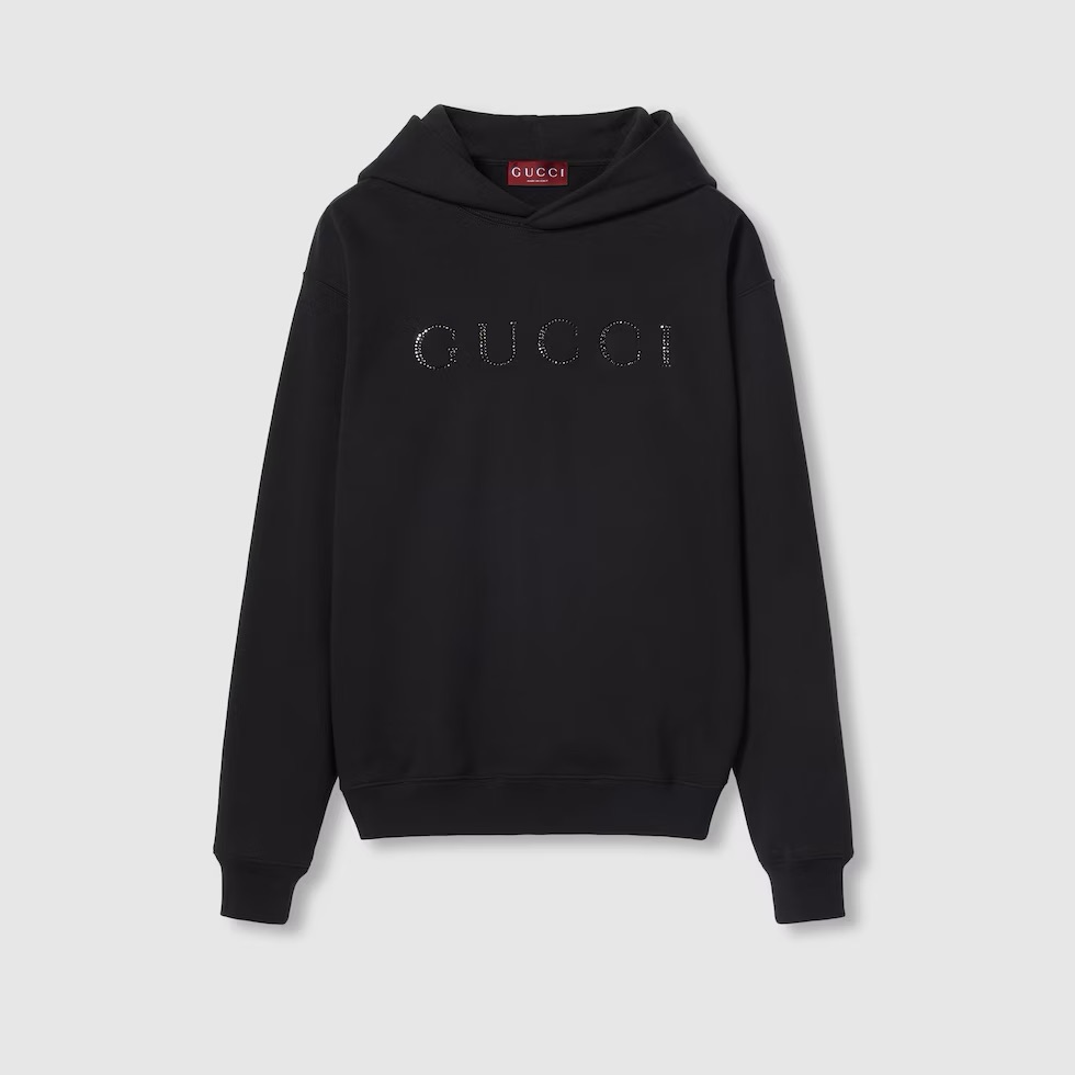 GUCCI COTTON JERSEY HOODED SWEATSHIRT – $1,800