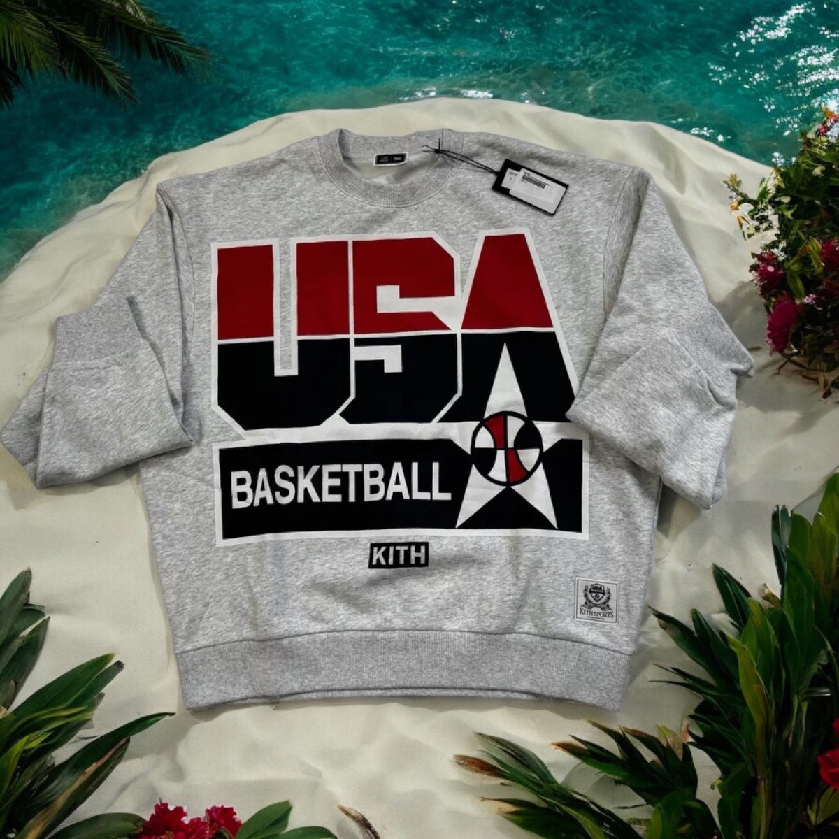 Sold Out! Large KITH x USA Basketball Legend Vintage Nelson Crewneck 24’ In Hand – $285