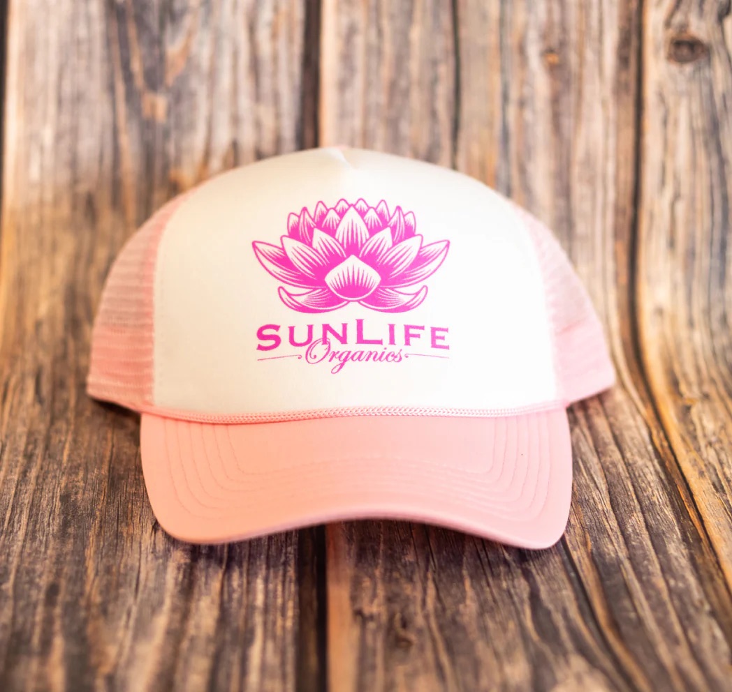 Sunlife Organics Pink Lotus Hat – $27