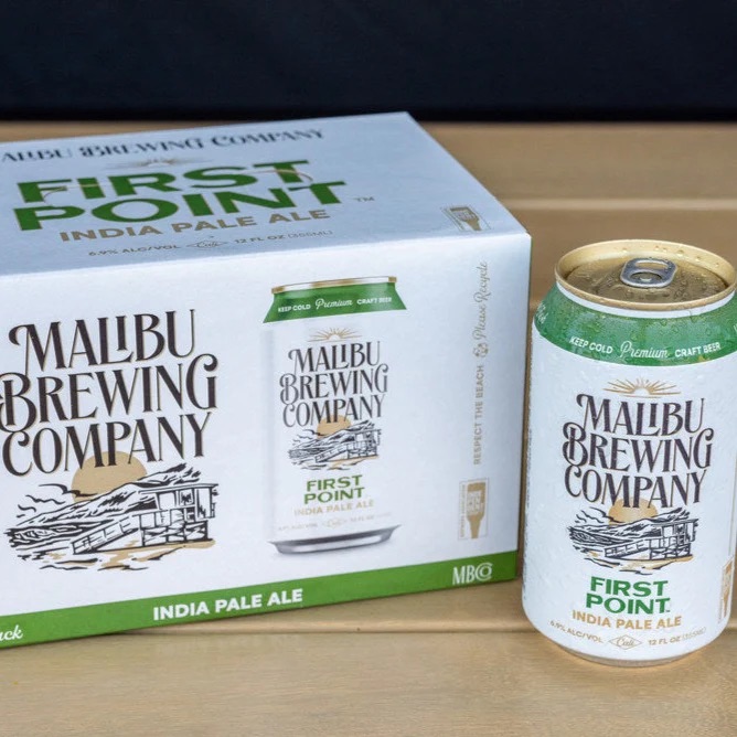 Malibu Brewing Company FIRST POINT AMERICAN IPA 6-PACK – $14.30