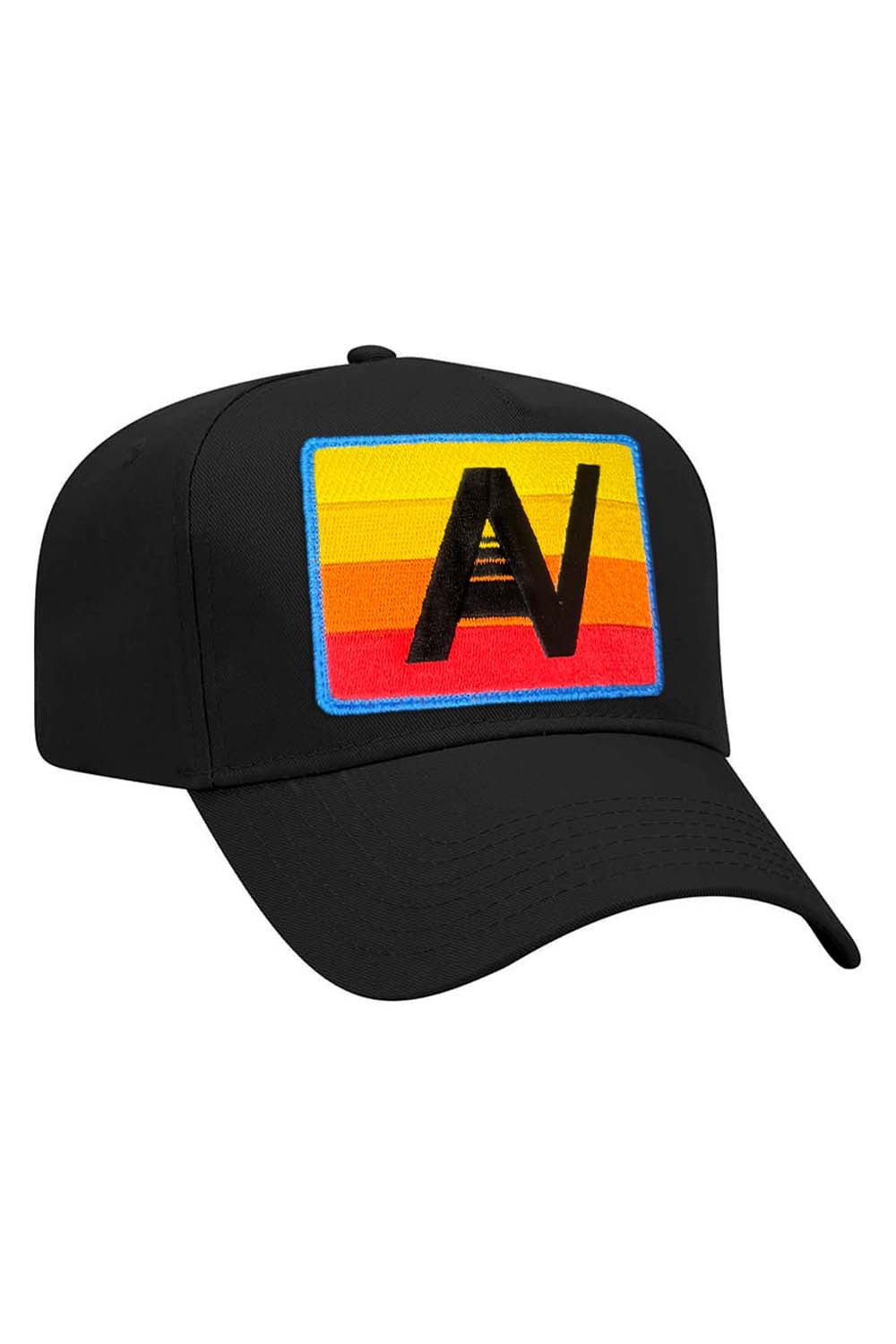 Aviator Nation LOGO RAINBOW – VINTAGE LOW RISE TWILL HAT – New – $48