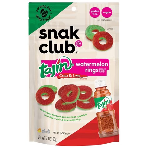 Snak Club Tajin Watermelon Rings Candy – 7oz – $4.39