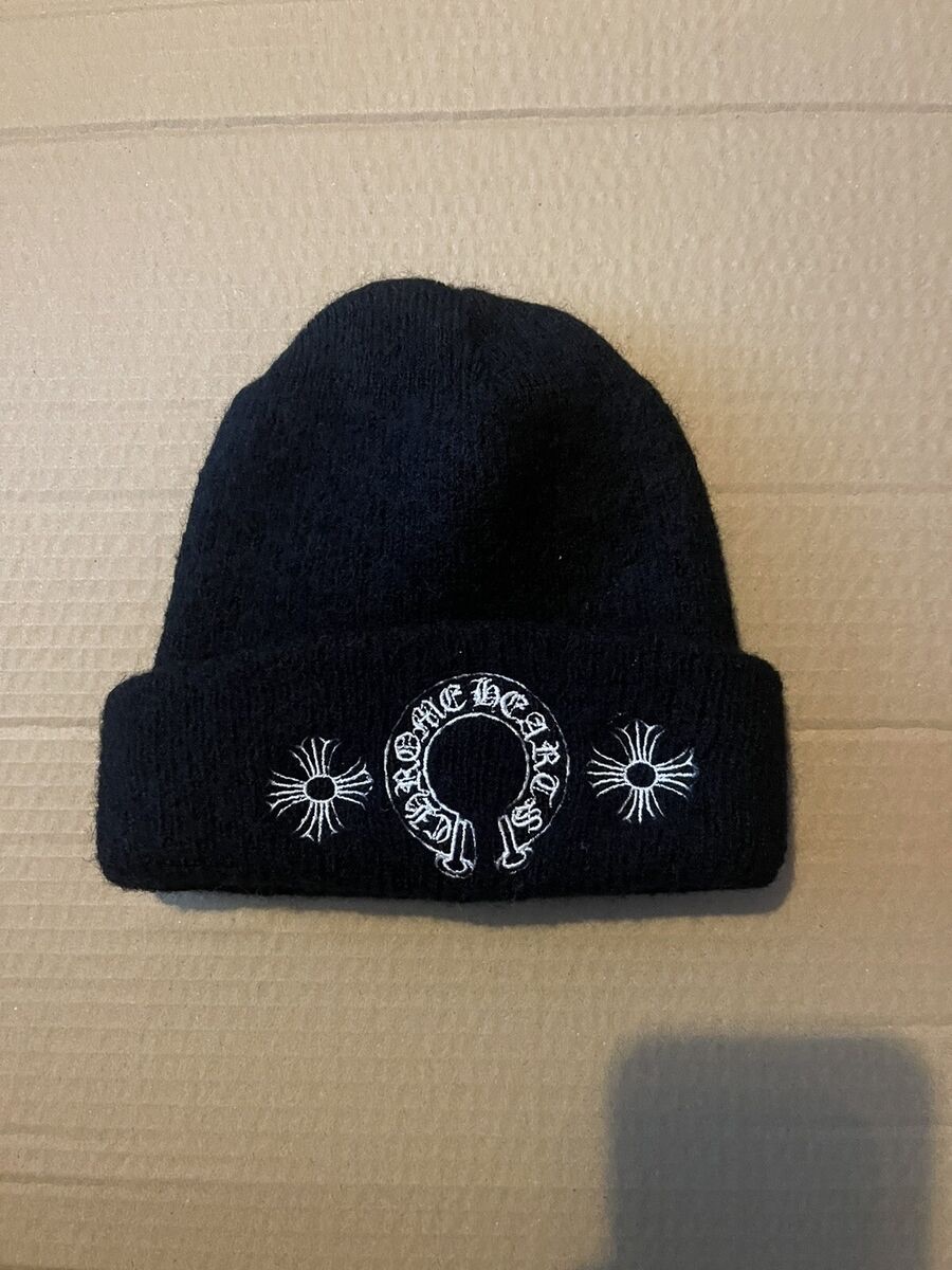 Chrome Hearts Black Horseshoe Wool Beanie – AUTHENTIC – Preowned – $254.99