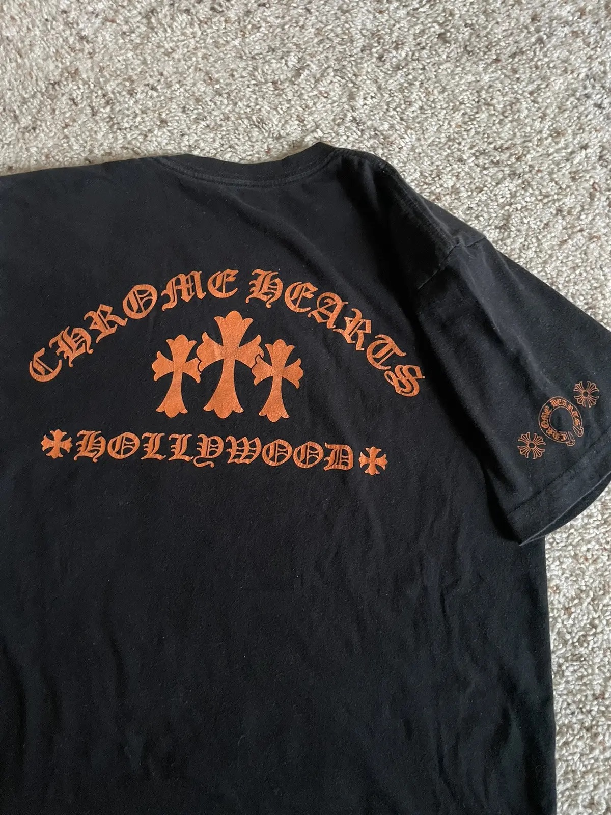 Chrome Hearts Triple Cross Tee – Medium – Preowned – $254 Sale