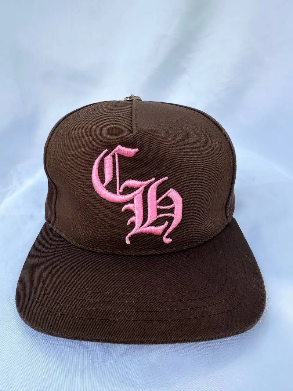 Chrome Hearts CH Baseball Hat Brown / Pink – Preowned – $450