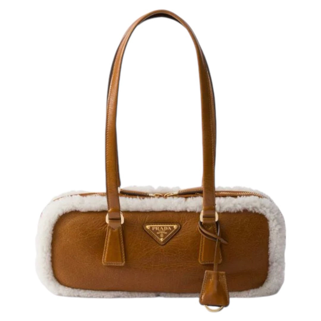 Prada Medium Shearling Leather Tote Bag – $3,191