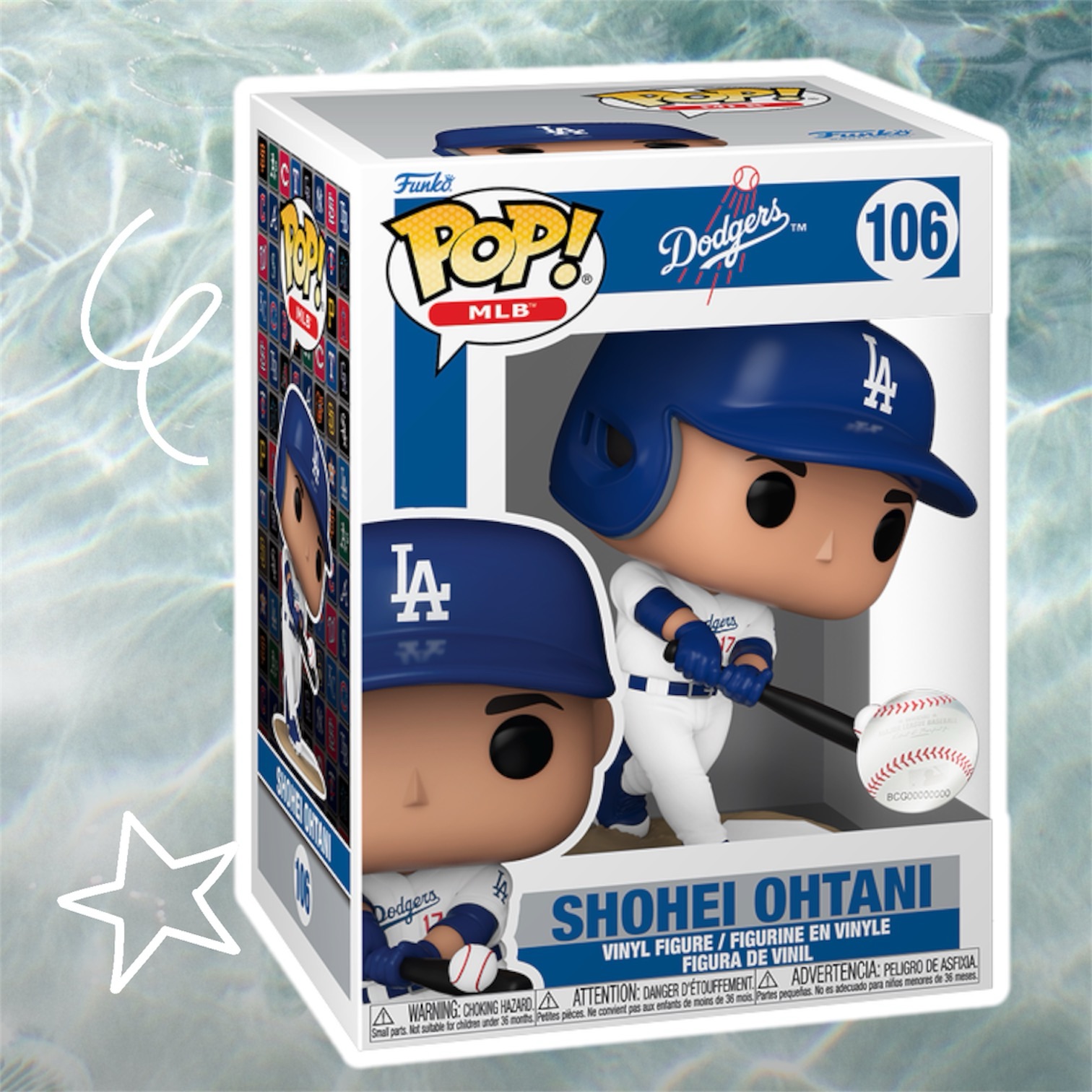 MLB POP! SHOHEI OHTANI Dodgers HOME JERSEY BATTING – Funko Pop – New – $12