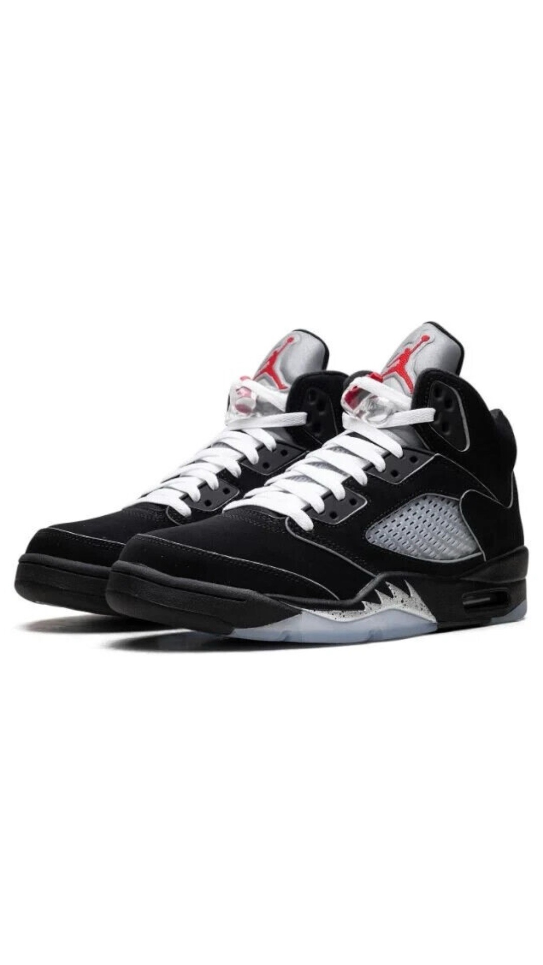 Nike Air Jordan 5 Retro OG Black Metallic Reimagined HF3975-001 Mens Sneakers – Size 12.5 – New With Box