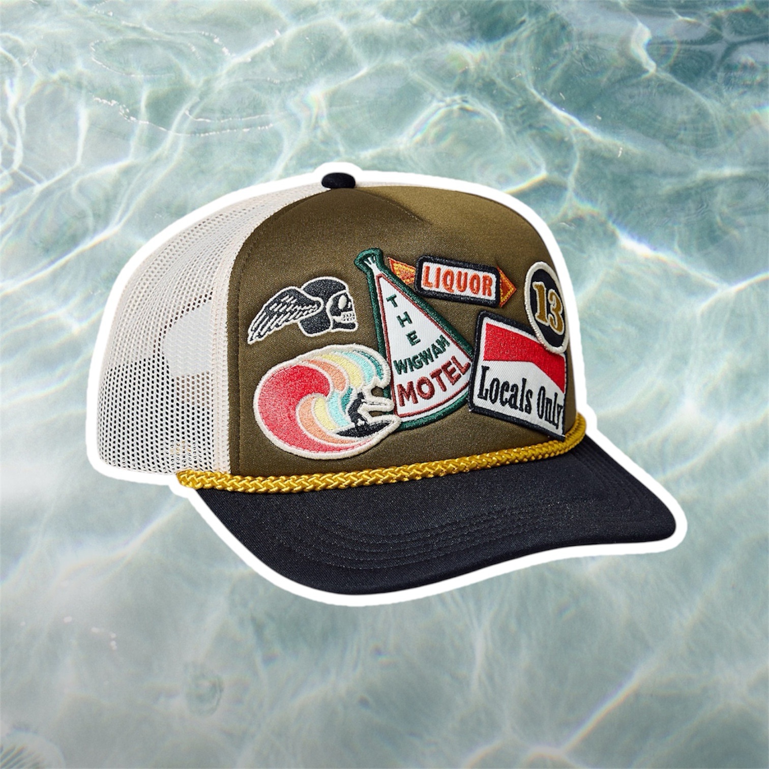 Locals Only Surf Trucker Hat – New – $39