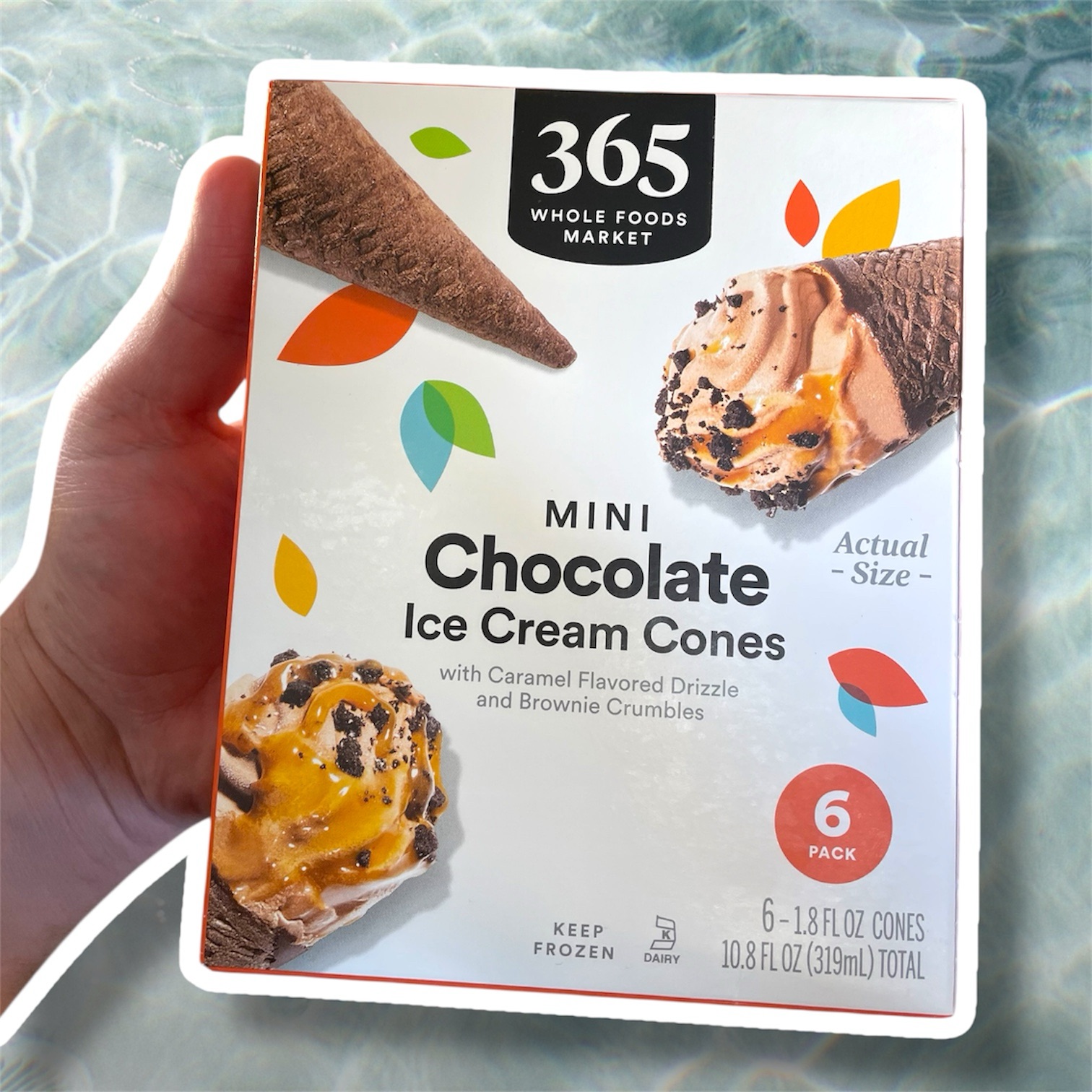 Mini Chocolate Ice Cream Cones by 365 Whole Foods Market 🍦