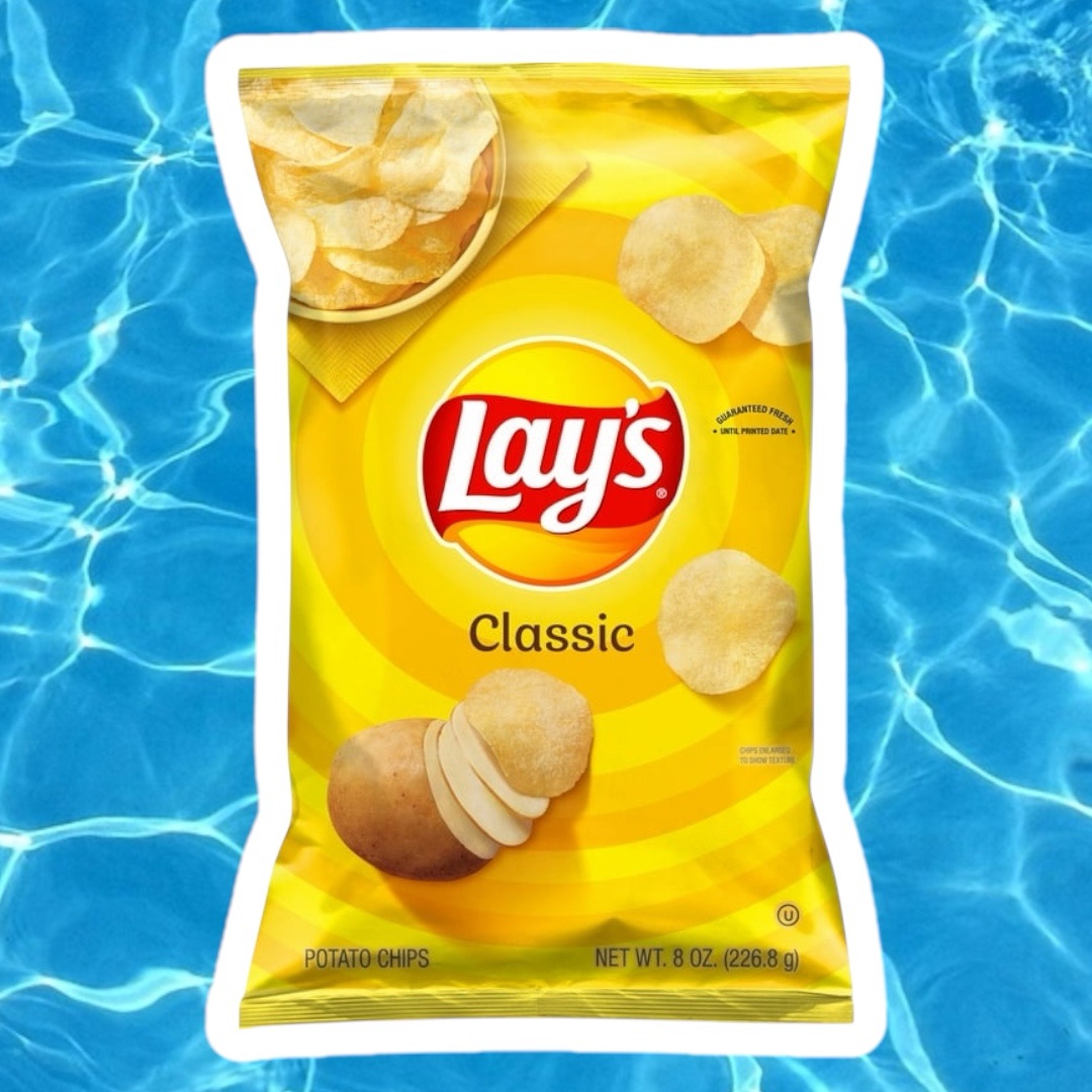 Lay’s Classic Potato Chips, 8 oz, Plastic Bag – $2.50