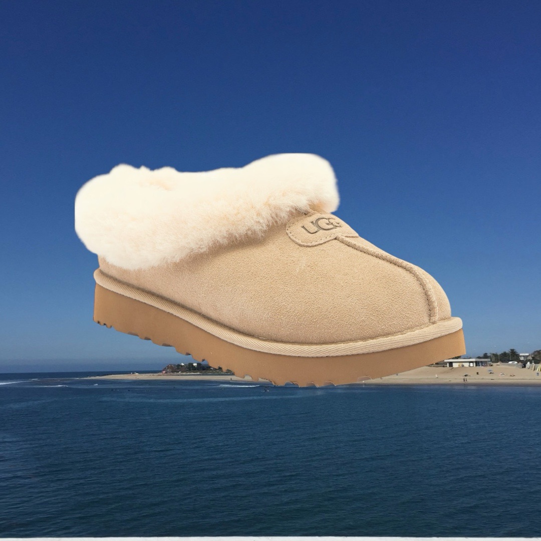 Ugg Tazzette Genuine Shearling Collar Slipper – Women’s Shoes – New – Sale $69.99